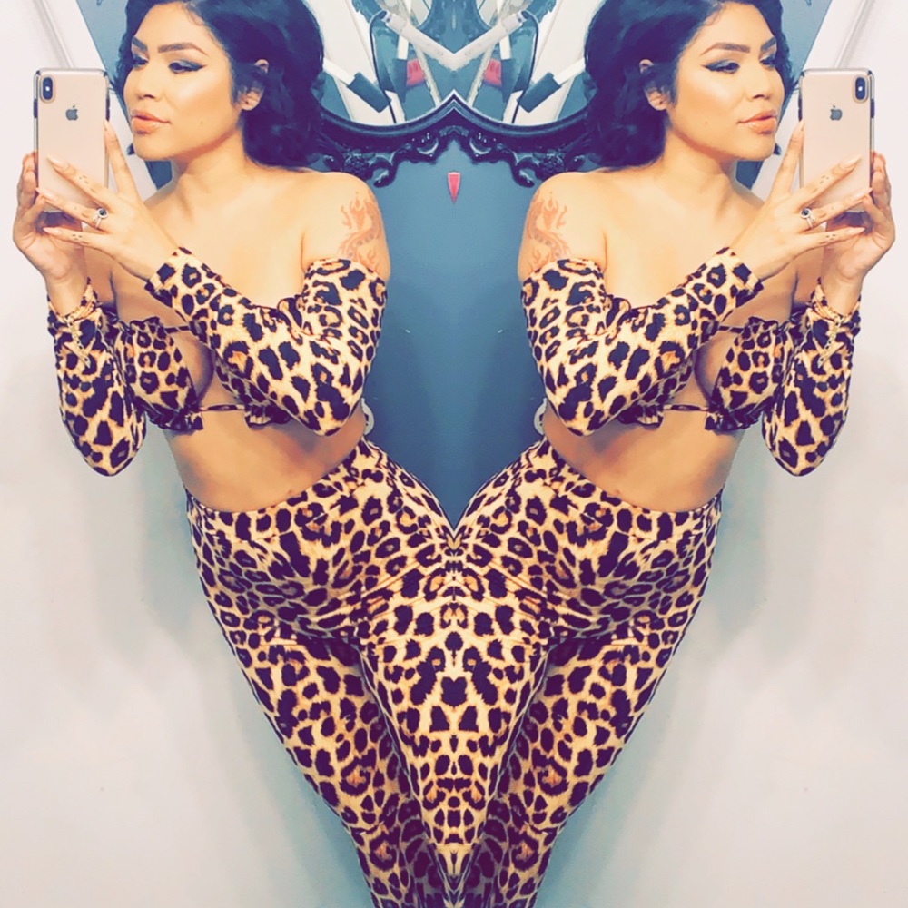 Leopard two piece